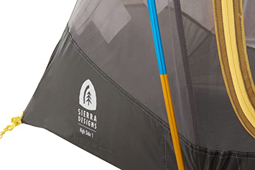 Sierra Designs High Side 1 Person Tent, Ultralight Freestanding Solo Shelter for Backpacking, Camping, and Bikepacking wit...