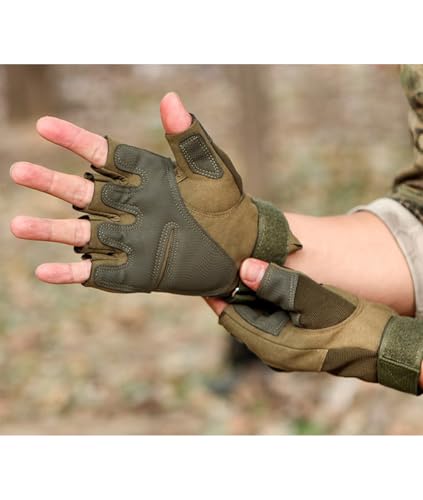 Outdoor Men's Workout Gloves Training Cycling Fingerless Gloves