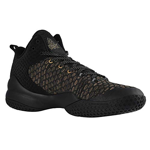 PEAK High Top Mens Basketball Shoes Lou Williams Streetball Master Breathable Outdoor Sneakers Cushioning Shoes for Fitness