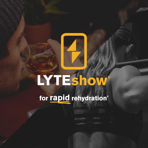 LyteShow - Electrolyte Drops for Rapid Rehydration + Digestion + Brain + Energy + Immunity | No Sugar | Trace Minerals | U...