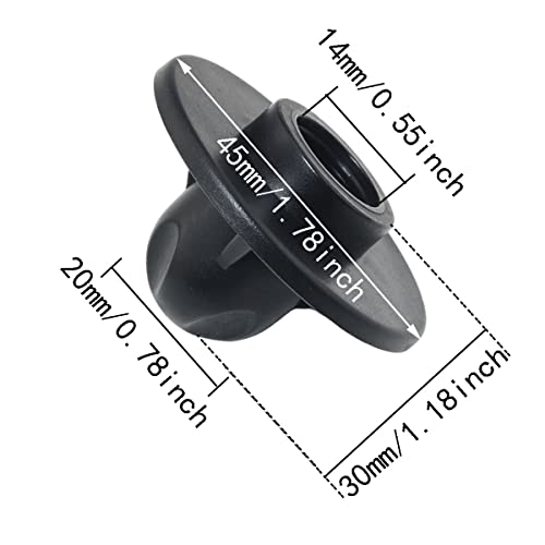 ITROLLE 4PCS 14mm Diameter Ultralight Portable Camping Chair Big Feet an ti-Sink Disc for Shock Cord Chairs on Soft Surfaces
