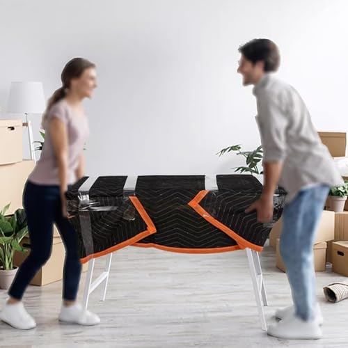 Large Moving Blankets 80 * 72in Heavy Duty Packing Blankets for Furniture Moving Shipping Wrapping Quilted Furniture Pads ...