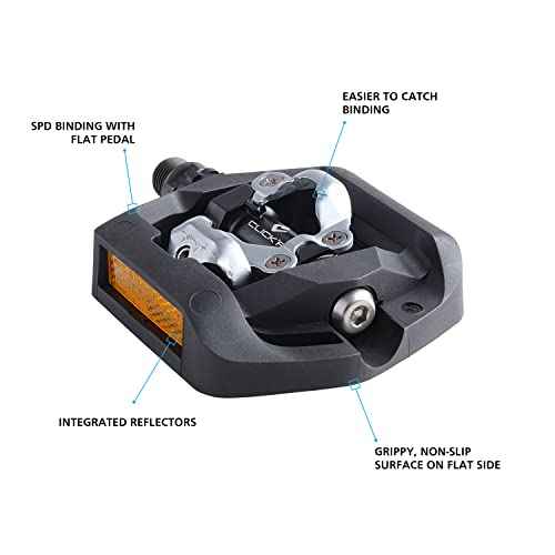 Shimano Pedals PD-T421 CLICK'R Pedal, Pop Up Mechanism, Black