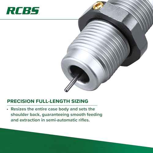 RCBS Small Base Sizer .308 Win, Small Base Sizing Die for .308 Winchester Semi-Auto Rifles