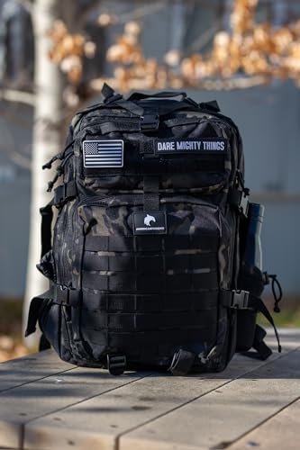AMERICANPHOENIX 45L Elite Tactical Backpack | 3X Stronger Work & Military Backpack | Water Resistant and Heavy Duty | 3 Da...
