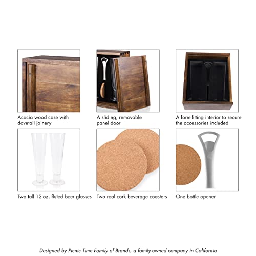 PICNIC TIME Brown Dallas Cowboys Pilsner Beer Gift Set for 2