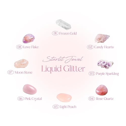dasique Starlit Jewel Liquid Glitter (04 Rose Quartz) | Twinkle Glitter Shadow | Korean Makeup | Shimmer Eye Make Up | Eye...