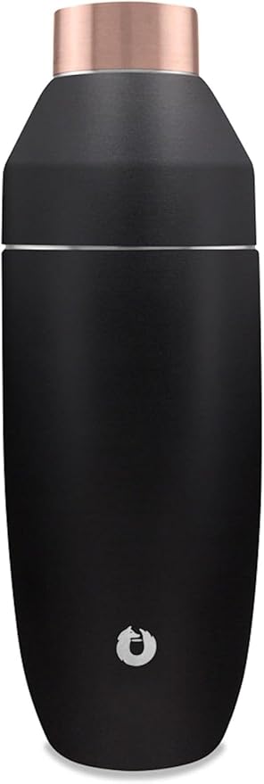 SNOWFOX Premium Vacuum Insulated Stainless Steel Cocktail Shaker, Home Bar Accessories, Elegant Drink Mixer, Leak, Proof L...