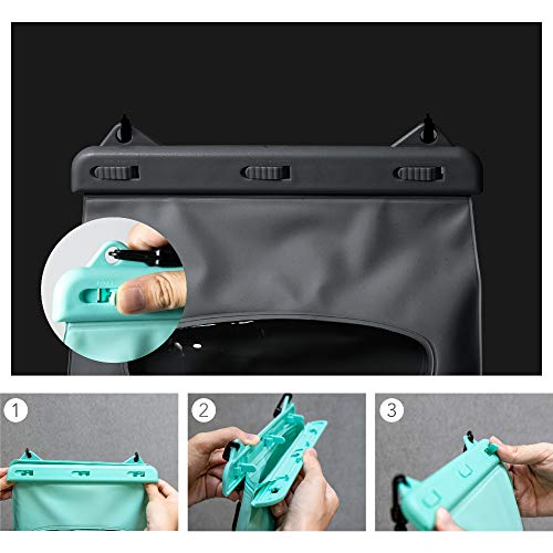 LAQ DESiGN Perspective Waterproof Storage Bag, Dry Bag with Shoulder Strap for Kayaking, Beach Waterproof Bag, Secure Clos...