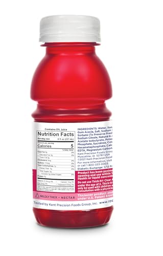 Thick-It Clear Advantage Mildy Thick Fruit Punch Plus Electrolytes, Nectar Consistency, Swallowing Aid, Hydration on the G...