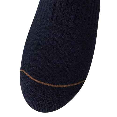 Nautica Mens Quarter Socks - 12 Pack Comfort Stretch Cushioned Moisture-Wicking Athletic Ankle Socks for Men (Sizes: 6-12.5)