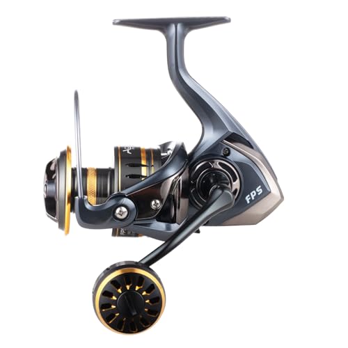 Accuretta Saltwater Spinning Reel,13+1BB Ultra Smooth Saltwater Fishing Reels,Powerful Carbon Drag,CNC Aluminum Spool & Ha...