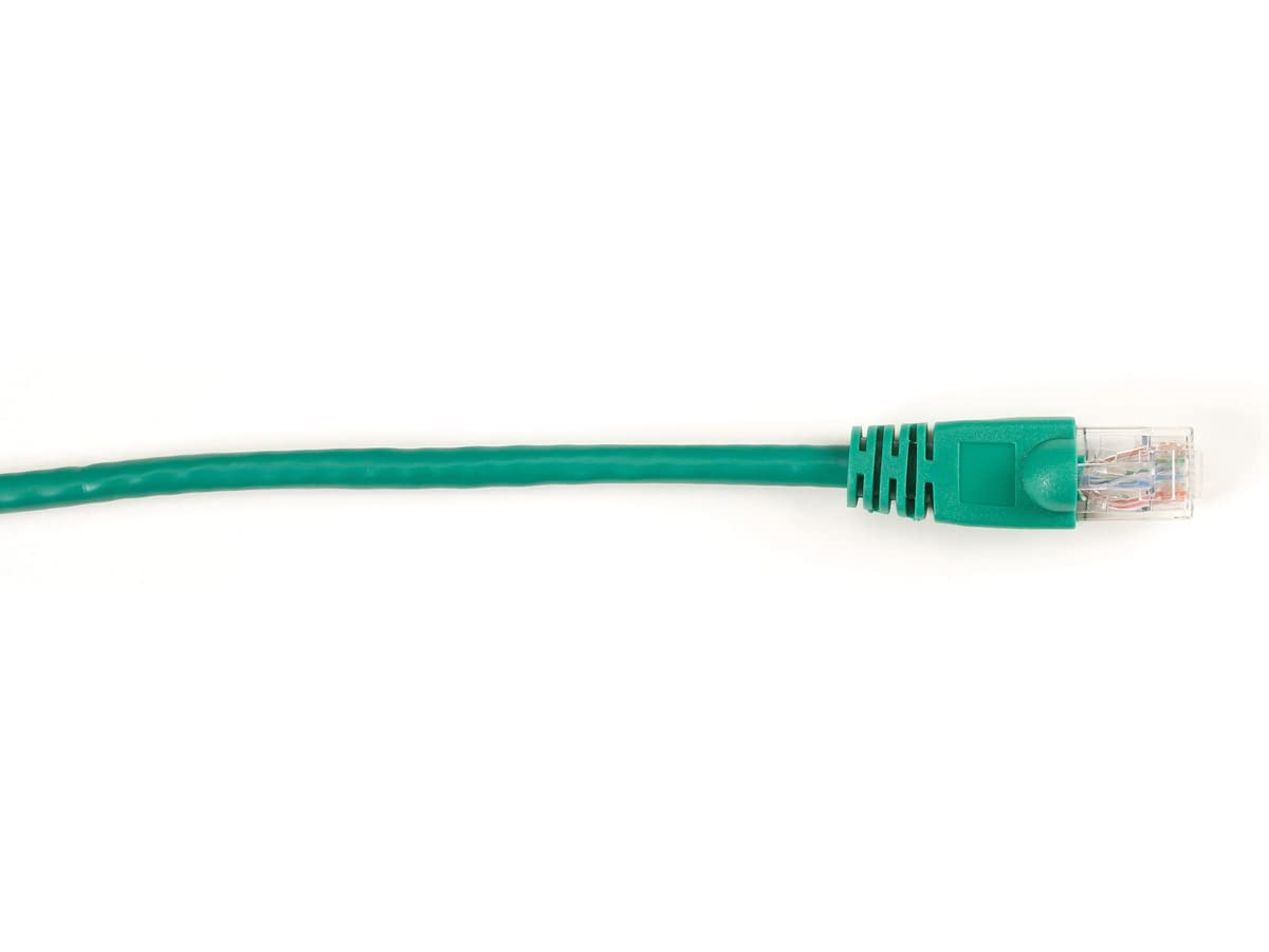 Black Box Cat6 Value Line Patch Cable, Stranded, Green, 6-Ft. (1.8-M) - 6 Ft Category 6 Network Cable For Network Device - First