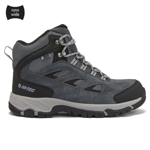 HI-TEC Yosemite WP Mid Waterproof Hiking Boots for Men, Lightweight Breathable Outdoor Trekking Shoes