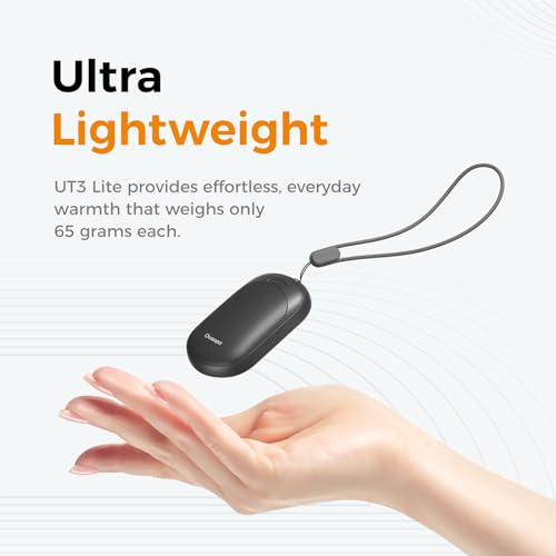 OCOOPA Magnetic Hand Warmers Rechargeable 2 Pack, Electric Handwarmers, Smart Heating UL Certified, 3-Settings,Portable He...