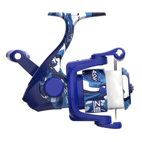 Zebco Splash Spinning Reel and Fishing Rod Combo, Fiberglass Rod, 2-Bearings, All Metal Gears, 5.2:1 Gear Ratio