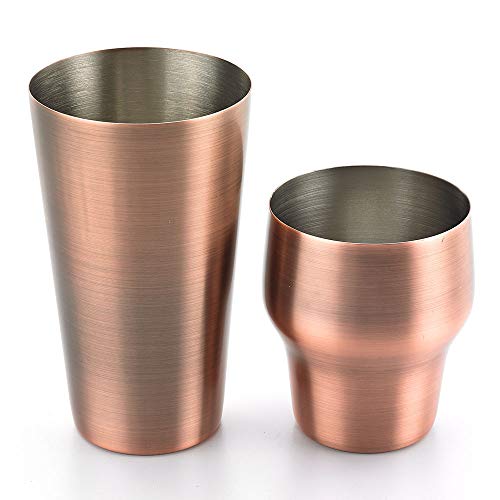 Barfly Cocktail Shaker Set, 24oz (700 ml), Antique Copper