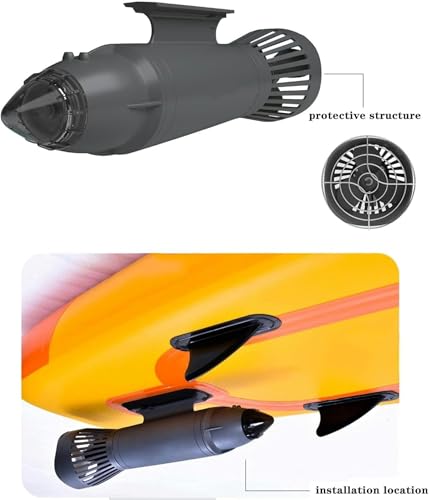 Electric Surfing Fins, Underwater Surfboards Motor,Stand Up Paddle Board Surf Board Kayak Propeller for All Surfboards