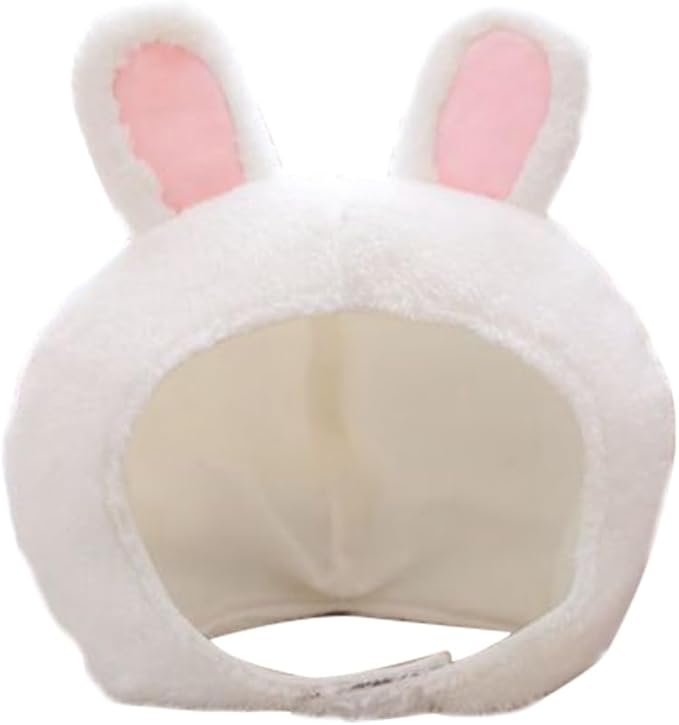 ibasenice Rabbit Headband Hat with Bunny Ears Soft Lightweight Adjustable Headwear for Party Costume and Casual Wear 11.8 ...
