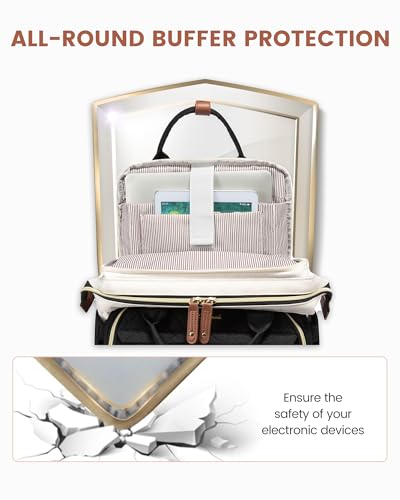 LOVEVOOK Laptop Backpack for Women, 15.6'' Waterproof Nurse Bag Teacher Work Backpack Purse for Women, Travel Computer Bac...
