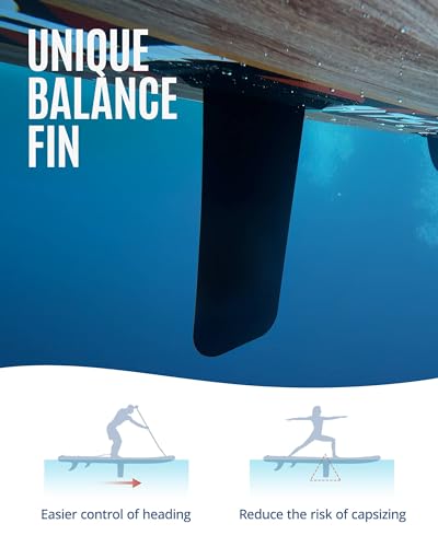 2 PCS Paddle Board - 10.5 FT Inflatable Stand Up Paddle Board with Accessories & 11.5 FT Inflatable Stand Up Paddle Board ...