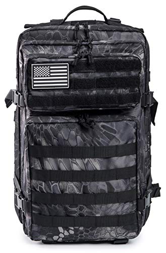 QT&QY 45L Tactical backpack & Tactical Toiletry Bag