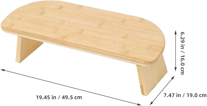 GANAZONO Meditation Bench Stool Lightweight Kneeling Seat Portable Zen Meditation Stool for Home and Travel Strong Load-Bearing Design for Comfort and Stability