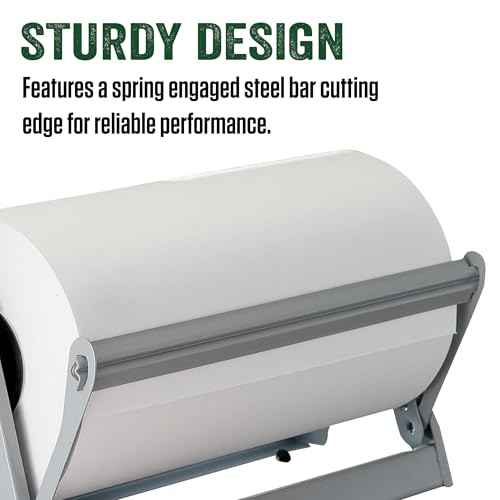 LEM Products 15" Freezer Paper Cutter, with 450' Paper Roll, Steel, Gray