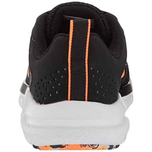 Under Armour Men's Charged Assert 9 Marble, Black/Blaze Orange, 10.5 Medium US