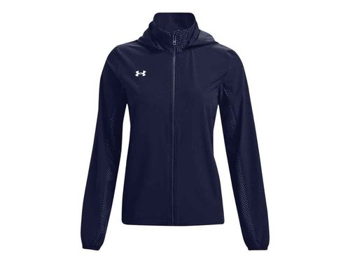 Under Armour Womens Squad 3.0 Warmup Full Zip Jacket Midnight Navy XL