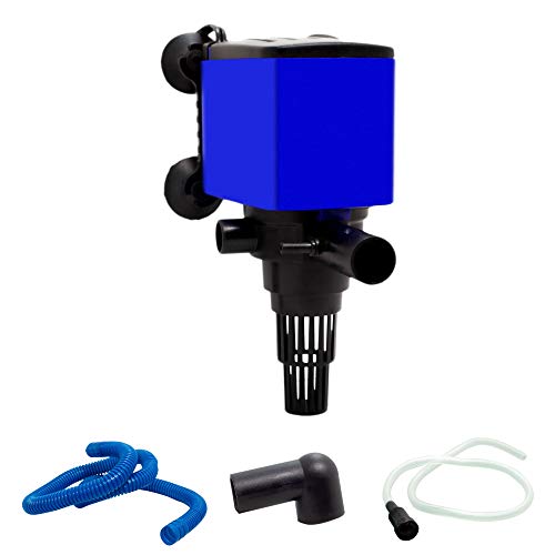 Aqua Dream 600 GPH Submersible Pump(2500L/H,35W) Quiet Internal Aquarium Powerhead Water Pump 3-in-1 Functionality Circula...