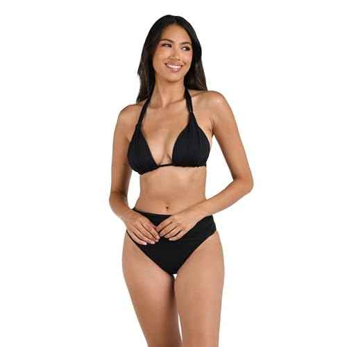 Island Goddess Halter Triangle Swimsuit Top