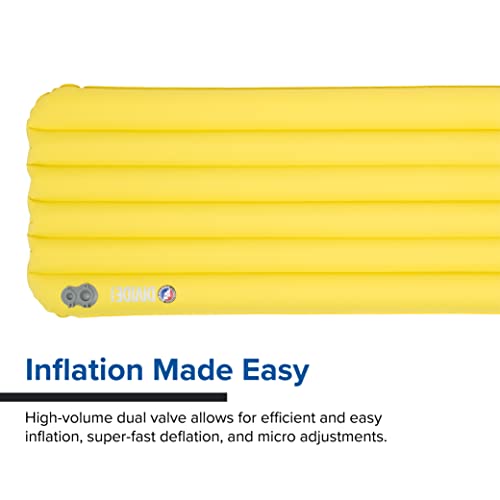 Big Agnes Divide - Lightweight, Compact, Air Chamber Sleeping Pad, Petite, Warm Olive