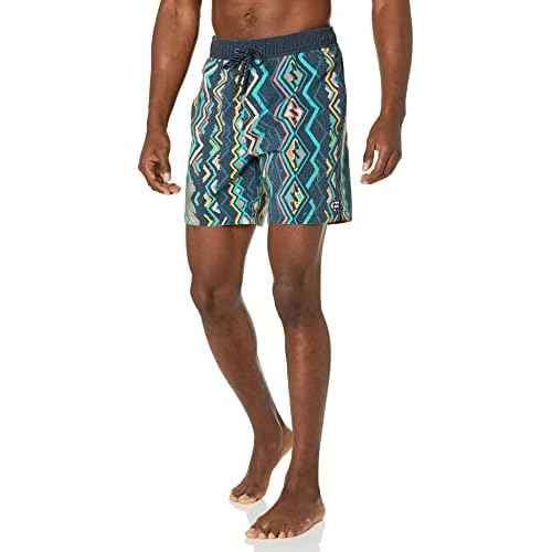 Billabong Men's Standard Elastic Waist Stretch Sundays Layback Boardshort Swim Short Trunk, 17 Inch Outseam