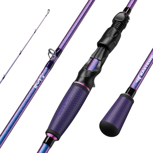 KastKing Royale Legend Pro Technique Bass Fishing Rods, KastFlex IM7 Graphite Blanks, Fuji FazLite Guides, SlipLock Techno...