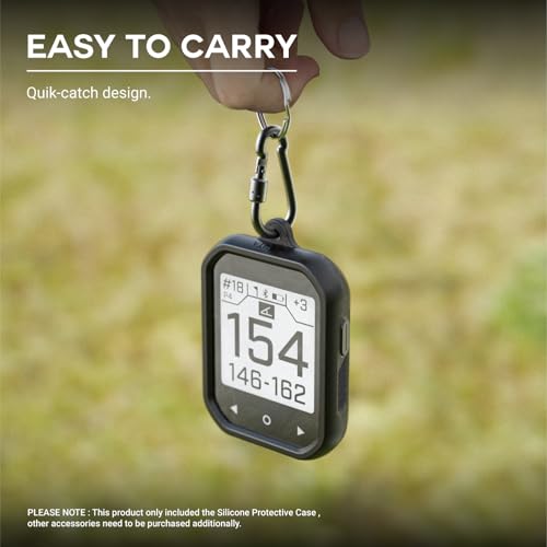 TUSITA Silicone Case Compatible with Bushnell Phantom 3 Handheld Golf GPS - Black
