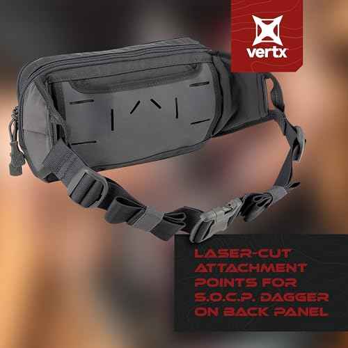 Vertx S.O.C.P. Tactical Fanny Pack, CCW Crossbody Waist Bag for Men and Women, Concealed Carry, EDC, Travel, Work