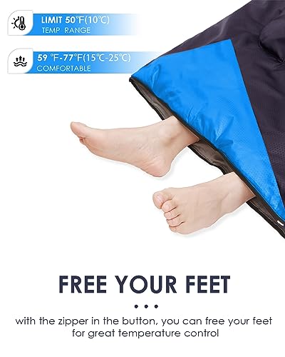 Sleeping Bags for Adults Cold Weather - 20 Degree Big&Tall Size Backpacking Lightweight Waterproof for Girls Boys Mens Tee...