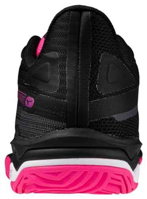 Mizuno Wave Exceed Light 2 AC Women's Tennis Shoe | All Court Shoe | Black-Pink Tetra | US 6.5