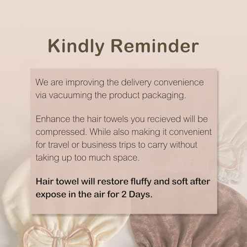 Jseng Microfiber Hair Towel Caps for Wet Hair with Cute Bowtie, 3Packs Fast Drying Hair Towel Caps for Long Curly Hair Women