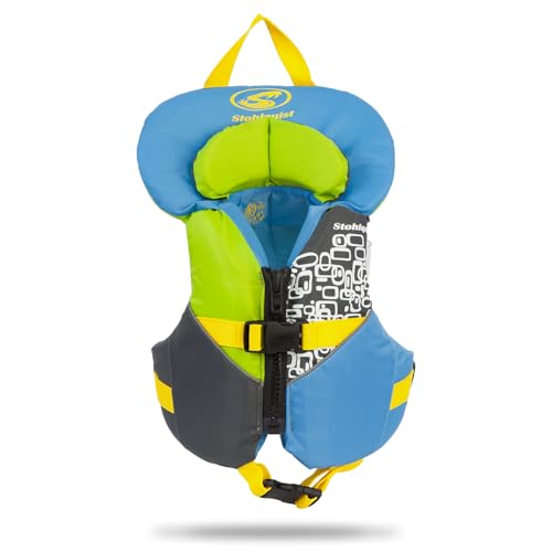 Stohlquist Infant Life Jacket, US Coast Guard Approved, Type II Life Vest (20-30 lbs) for Babies and Toddlers, Support Col...