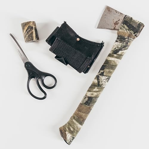 GEAR AID Camo Form Self-Cling and Reusable Fabric Camouflage Wrap, Adds Grip and Shield Hands from Hot or Cold Surfaces to...