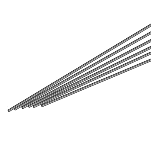 MECCANIXITY Carbon Fiber Rod, 2.5mm x 400mm Matte Pole Rod for RC Plane DIY Tool Wing Tube Quadcopter Arm, Pack of 15