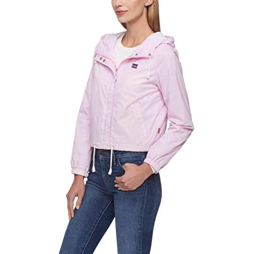 Levi's Women's Retro Hooded Rain Windbreaker Jacket (Standard & Plus Sizes)