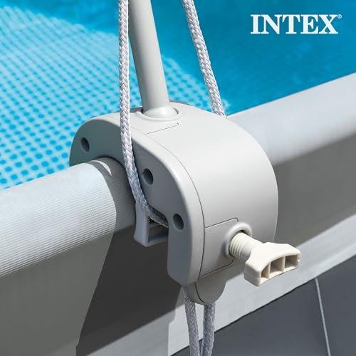 Intex 28054E Protective UPF 50 Plus Easy to Install Waterproof Canopy Cover for 9 Foot or Smaller Rectangular Swimming Poo...