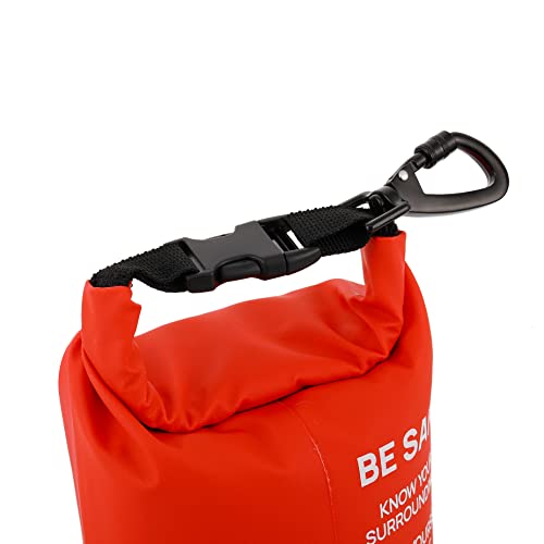 Breakwater Supply™ Waterproof First Aid Kit Dry Bag Bug Out Bag Preloaded with Emergency Survival Prepper Supplies for Boa...