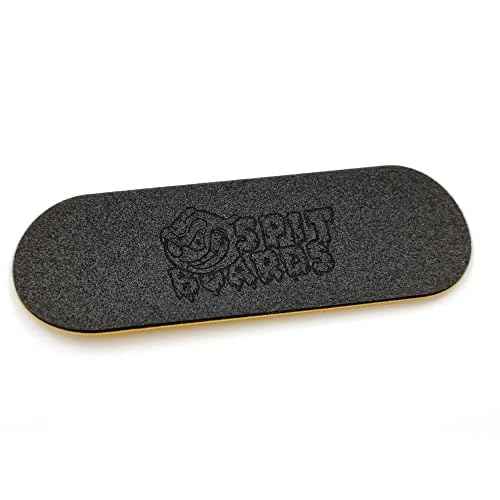 SPITBOARDS¢ç 34mm x 96mm Pro Fingerboard Set-Up (Complete) | Real Wood Deck | Pro Trucks with Lock-Nuts and Pro Bushings | Polyurethane Pro Wheels with Bearings | Pig Flue