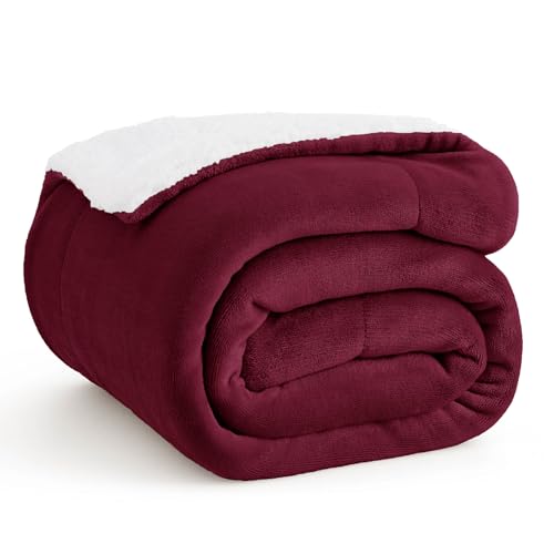 Bedsure GentleSoft Sherpa Fleece Throw Blanket for Couch - Thick and Warm Throw for Girls and Women, Soft Fuzzy Plush Chri...