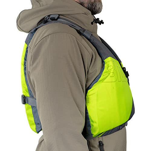 BLUESTORM Drift Kayak Life Jacket (PFD) | Fully Adjustable | Universal Sized | US Coast Guard Approved | for Kayaking, Pad...