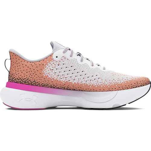Under Armour Women's Infinite, (100) White/Anthracite/Retro Green, 10, US